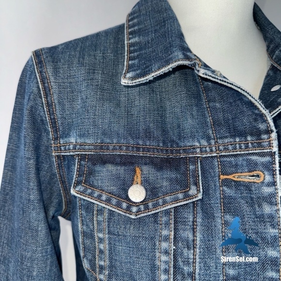 1059 J.Crew Classic Denim Jacket - Size S - Blue - Picture 2 of 15
